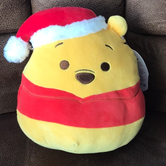 Squishmallows Disney Winnie the Pooh Santa NWT 8” - Picture 1 of 4